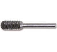 Lime rotative en carbure Beta, cylindrique arrondie 16 x 25 mm, tige 6mm 426md/ct16
