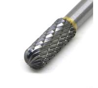 Lime rotative en carbure de 8 mm avec tige de 6 mm, dureté HRC70 | Tungstène pour carbure de tungstène pour le travail des métaux, fonte d'acier, bronze et céramique, fraise durable pour