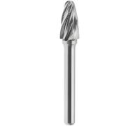 Lime rotative hm ogive pointe arrondie aluminium 12x25mm tige 6