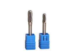Lime Rotative Lime rotative en carbure de 6mm, mèche meulage, fraise for métal, bois, pierre, roue, outils sculpture(2PCS)