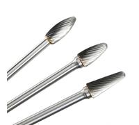 Lime Rotative Limes rotatives en carbure, longueur 150mm, 1 pièces, travail du bois, métal, fer, aluminium, acier inoxydable, fraise(F1020-150mm)