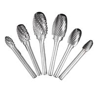 Lime Rotative Limes rotatives Outil électrique Fraises en carbure d'ébavurage métal Ensemble d'outils de gravure for outil(LD4299)
