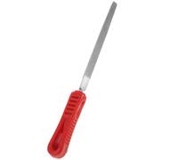 Lime Triangulaire 6 Pouces en Émeri pour Menuiserie, Poignée Ergonomique | Finition Plate, Usage Manuel Précis, Plastique Antidérapant, Résistance à L’usure, Outil D’atelier