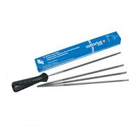 Lime Vallorbe pour affûtage de chaîne de scie sauteuse diamètre 5,2 mm - 3/8" avec prise de 12 pièces