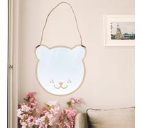 LIMEOW Miroir Acrylique Enfant, Miroir en Forme d'ours Mignon, Miroir Mural en Acrylique à Suspendre, Stickers Muraux Miroir Décoratif, pour la Chambre D'enfant, la Salle de Bain, le Salon