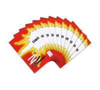 Limit Cahier A4 16 feuilles linéature 22 quadrillé sans marge rouge Lot de 10