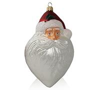 Limited Edition Kurt Adler Santa Claus Head Ornament - Hand Blown Christmas Tree Accessory for Holiday Cheer, Unique Gifts, and Festive Decor - Exclusive Keepsake Made in Poland