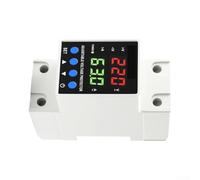 Limiteur de courant intelligent 63 A moniteur de puissance en temps réel | Fonction de réinitialisation automatique, écran LCD numérique, protection contre les surtensions, bouclier de sous-tension