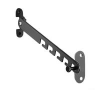 Limiteur de fenêtre pour assemblage de fenêtres et de portes en alliage d'aluminium et en acier plastique avec limite de déplacement définie et tolérance de charge (noir-L)