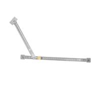 Limiteur de Fenêtre Télescopique sans Outil, Acier Inoxydable Argenté | Réglage 10 Pouces, Angle Maximal 135°, Protection Météo et Stabilité au Vent, pour Chambre et Appartement