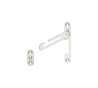 Limiteur de-ouverture de fenêtre Mila en acier inoxydable brossé 100mm