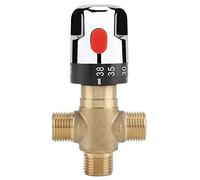 limiteur de temperature chauffe eau vanne thermostatique Mitigeur Thermostatique G1/2, Mitigeur Thermostatique en Laiton, Tube de Temp¨¦rature de L'eau, Bassin de Tube Thermostatique Mitigeur, Tube de