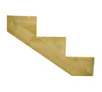 Limon bois pour escalier en Pin - 2, 3, 4, 5 ou 7 marches