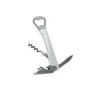 Tire-bouchon limonadier - METALTEX - 5 usages - chrome - plastique - gris