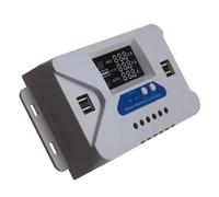 Limtula 1 Contrôleur MPPT 12V / 24V 10A-60A, Affichage LCD Automatique USB pour de Batterie extérieure, contrôleur de réverbère