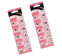 Limtula 10/20 pièces AG5 LR754 Piles Bouton alcalines Longue durée Batterie AG5 Batterie LR754 pour Jouets et appareils Piles Bouton