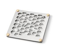 Limtula Dessous de Plat en Acier Inoxydable avec Attaches en Laiton | La structure de flux d ' air à double couche empêche les dommages causés à la table par la, essentiel pour la