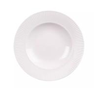 LINA Assiette Creuse en porcelaine ivoire D22.5 TABLE PASSION