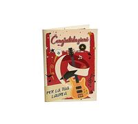 LINA OFFICINE GRAFICHE CREATIVE Carte de fête de remise de diplôme A4 - Avec son musical interactif de « Sweet Child o' Mine » - 22 x 31,50 cm