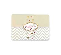 LINA OFFICINE GRAFICHE CREATIVE Carte de vœux cadeau mariage porte-argent, enveloppe intérieure pour cadeau marié, fermeture magnétique, 11,50 x 16,50 cm, coeurs, HBGFTBqcb