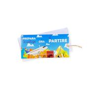 LINA OFFICINE GRAFICHE CREATIVE Carte de vœux cadeau voyage Avion porte-argent carte originale