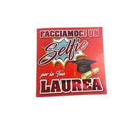 LINA OFFICINE GRAFICHE CREATIVE Carte diplôme pour femme et homme originaux, Scherzi pour Addobbi Laurea, Gadget diplôme amusant, Infirmière, avocat, 15,3 x 15,3 cm