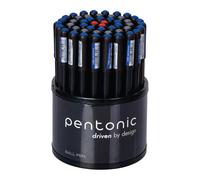 Linc Lot de 50 stylos à bille de marque Encre noire Pentonic, 0,7 mm