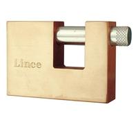 Lince 700-70 Cadenas Rectangulaire Haute Sécurité 70 mm | Corps en laiton avec anse en acier carbonitruré chromé, monobloc très robuste.