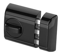 LINCE Verrou en Applique 4930MET pour Portes en Aluminium et PVC - Sécurité renforcée, réversible, Fermeture Rapide & Anti-Bumping | Cylindre à Profil européen 5
