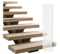 LINCONSON Lot de 15 bandes antidérapantes transparentes pour marches d'escalier - 10,2 x 61 cm - Sans PVC - Série Performance de sécurité (à 4024PE) - Rouleau facile à installer inclus - 10 x 61 cm