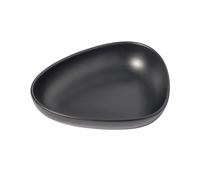 LIND DNA Assiette creuse Curve Stoneware 19x22 cm Black