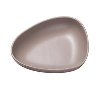 LIND DNA Assiette creuse Curve Stoneware 19x22 cm Warm Grey