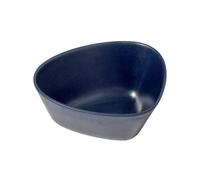 LIND DNA Bol Curve Stoneware M 20x22 cm Navy Blue