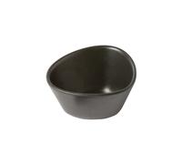 LIND DNA Bol Curve Stoneware S 10x11 cm Black