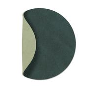 LIND DNA Dessous de verre Nupo circle réversible 1 pièce Dark green-olive green