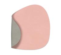 LIND DNA Dessous de verre Nupo recto-verso curve 1 pièce rose-gris clair