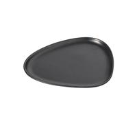 LIND DNA Petite assiette Curve Stoneware 19x22 cm Black