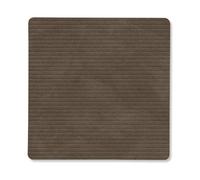 LIND DNA Sous-verre Corduroy square Caviar