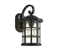 Lindby Applique Exterieur Ankea à intensité variable (Antique, Classic) en Noir (1 lampe,à E27) Murale Luminaire Lampe Jardin Eclairage