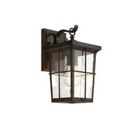 Lindby Applique Exterieur Charmaine à intensité variable (Antique, Classic) en Marron Aluminium (1 lampe,à E27) Murale Luminaire Lampe Jardin Eclairage