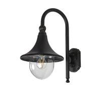 Lindby Applique Exterieur Daphne à intensité variable (Antique, Classic) en Noir Aluminium (1 lampe,à E27) Murale Luminaire Lampe Jardin Eclairage