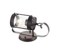Lindby Applique Exterieur Farly à intensité variable (Traditionnel) en Marron Aluminium (1 lampe,à E27), Murale Luminaire Lampe Jardin Eclairage