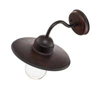 Lindby Applique Exterieur Filip à intensité variable (Moderne) en Marron Métal (1 lampe,à E27), Murale Luminaire Lampe Jardin Eclairage d’exterieur