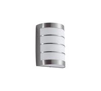 Lindby Applique extérieure Noyan à intensité variable (Moderne) en Gris Inox (1 lampe,à E27), pour mur extérieur/façade de maison terrasse und balcon