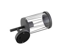 Lindby Applique extérieure Yonan à intensité variable (Moderne) en Noir Inox (1 lampe,à E27), pour mur extérieur/façade de maison terrasse und balcon