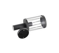 Lindby Applique extérieure Yonan (Moderne) en Noir Inox (1 lampe,à E27), pour mur extérieur/façade de maison terrasse und balcon