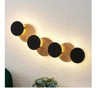 Lindby applique LED pour salon et salle à manger Grazyna en métal noir 9624616