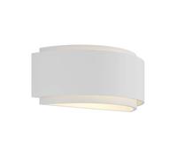 Lindby Applique Murale Cassian à intensité variable (Moderne) en Blanc Plâtre/Terre Cuite e. a. pour Chambre coucher (1 lampe,à E14), Lampe Eclairage Luminaire Mural
