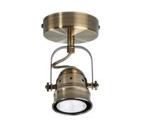 Lindby Applique Murale Leonor à intensité variable (Antique, Classic) en Bronze Métal e. a. pour Salon & Salle manger (1 lampe,à GU10) Lampe Eclairage Luminaire Mural