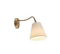 Lindby Applique Murale Tissu Ethan (Antique, Classic) en Doré e. a. pour Salon & Salle à manger (1 lampe,à E14) Lampe Eclairage Luminaire Mural